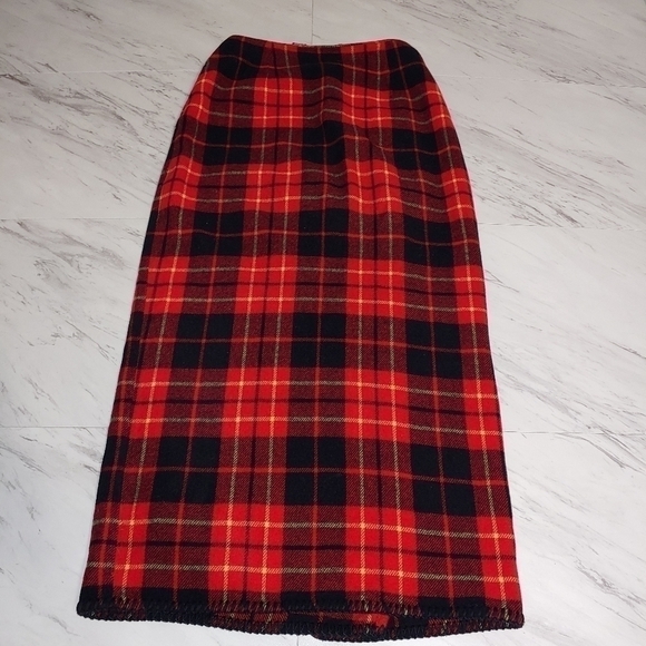 Gap plaid Maxi Wrap Skirt size 6 - Picture 3 of 7